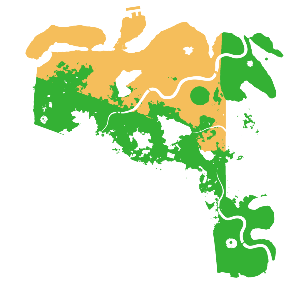Biome Rust Map: Procedural Map, Size: 4250, Seed: 841493850