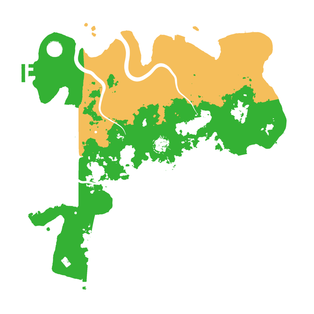 Biome Rust Map: Procedural Map, Size: 3500, Seed: 1532807834