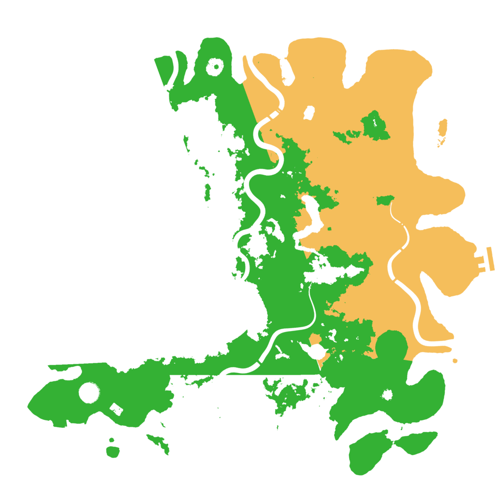 Biome Rust Map: Procedural Map, Size: 4250, Seed: 1054272542