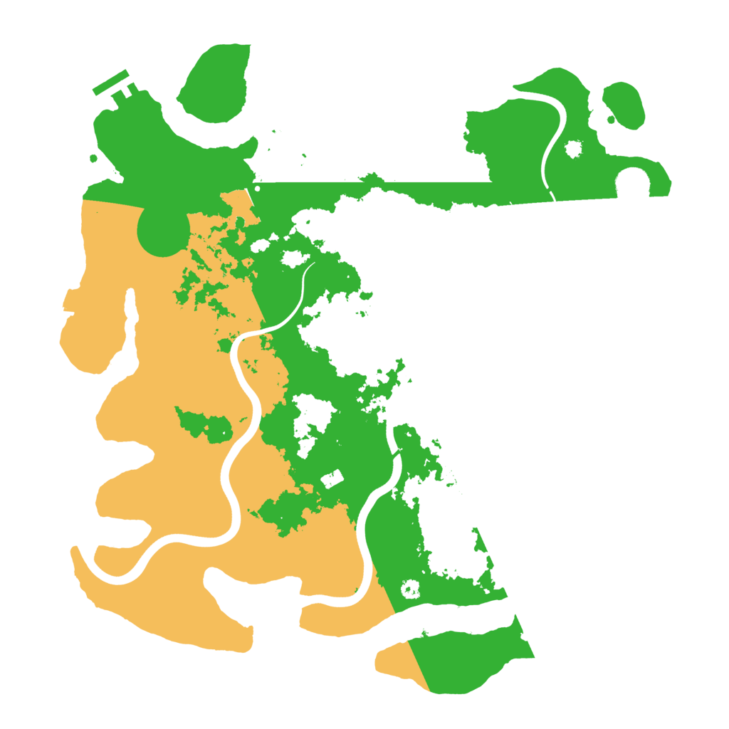 Biome Rust Map: Procedural Map, Size: 3750, Seed: 126777733