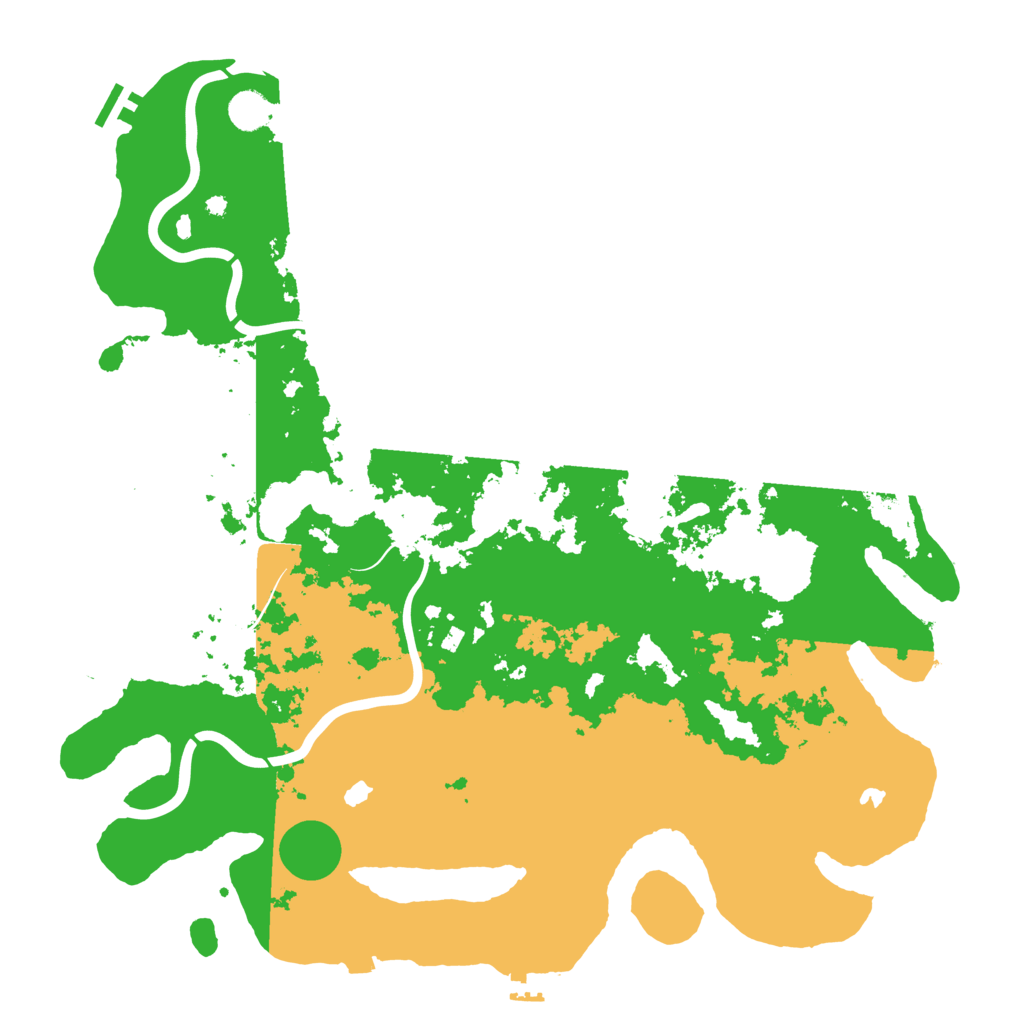 Biome Rust Map: Procedural Map, Size: 4500, Seed: 1009198679