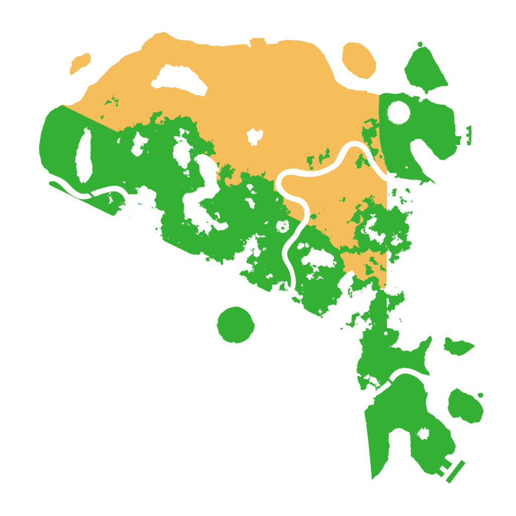 Biome Rust Map: Procedural Map, Size: 4000, Seed: 72073111