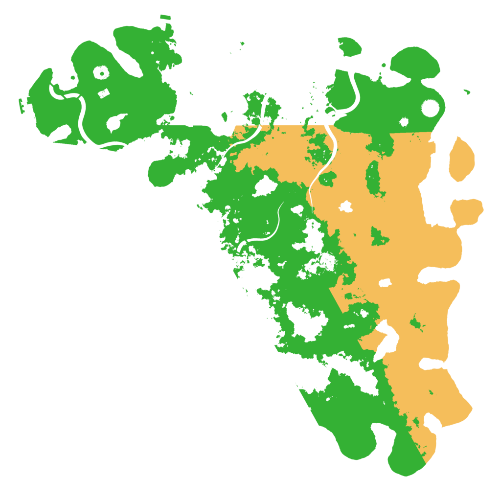 Biome Rust Map: Procedural Map, Size: 5000, Seed: 497474328