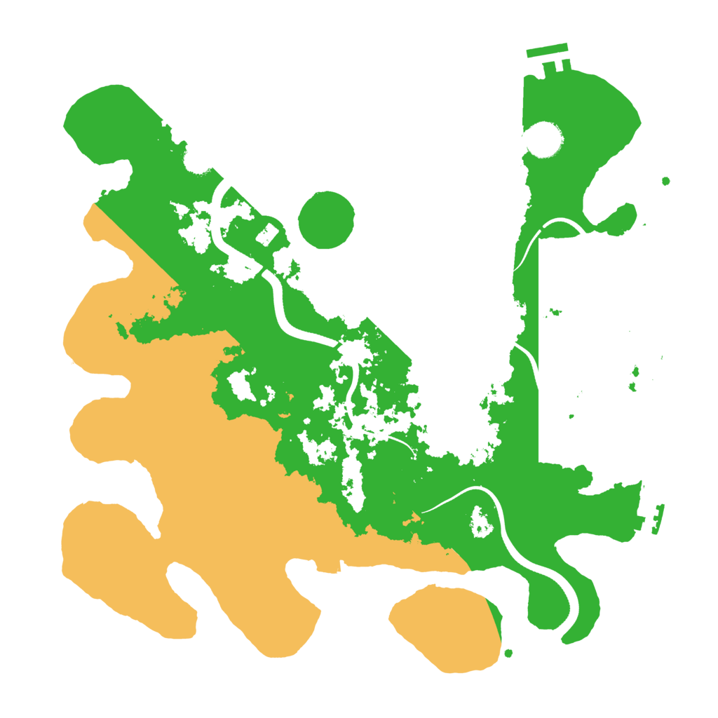 Biome Rust Map: Procedural Map, Size: 3500, Seed: 2072590241
