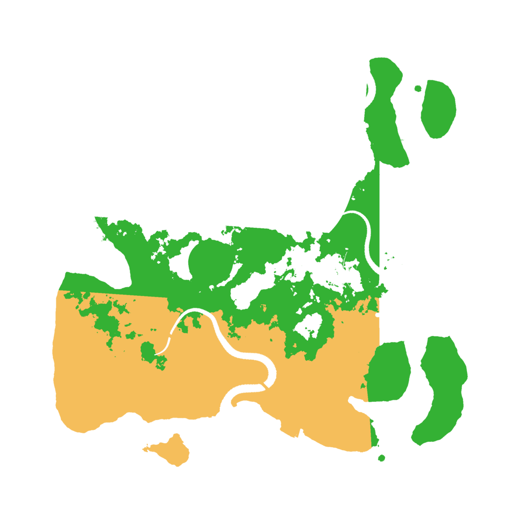 Biome Rust Map: Procedural Map, Size: 3000, Seed: 13993