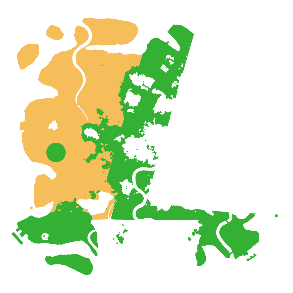 Biome Rust Map: Procedural Map, Size: 4000, Seed: 1804289383