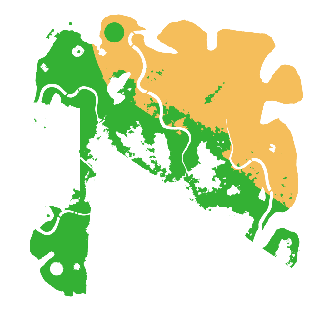 Biome Rust Map: Procedural Map, Size: 4250, Seed: 1124567895