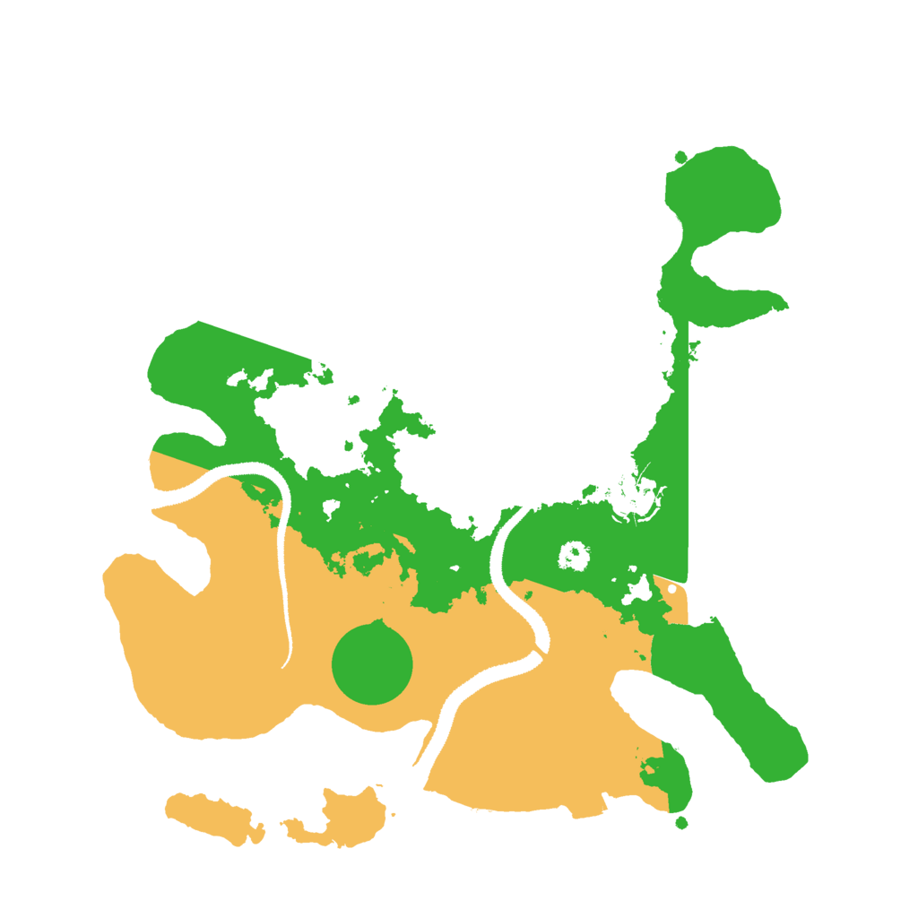Biome Rust Map: Procedural Map, Size: 3000, Seed: 1788918302