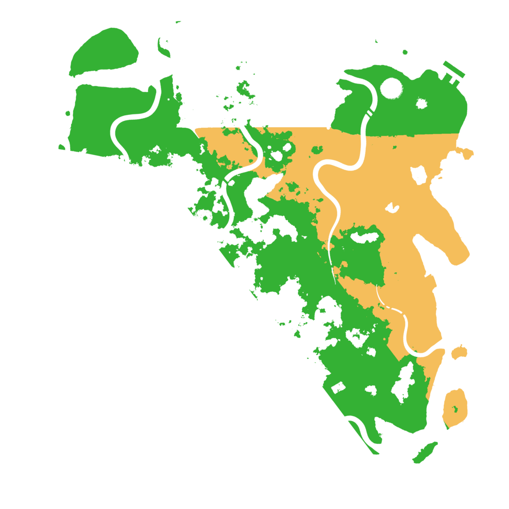 Biome Rust Map: Procedural Map, Size: 4250, Seed: 1054856227