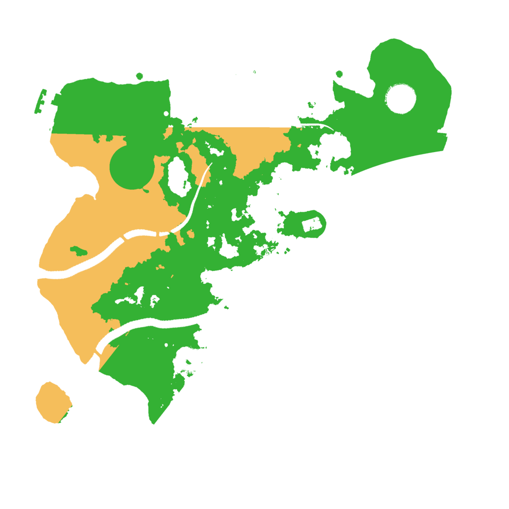 Biome Rust Map: Procedural Map, Size: 3000, Seed: 26528