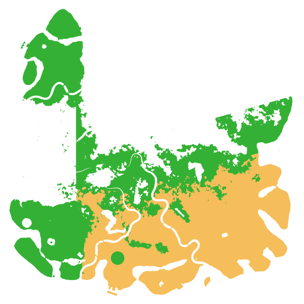 Biome Rust Map: Procedural Map, Size: 6000, Seed: 1913935676