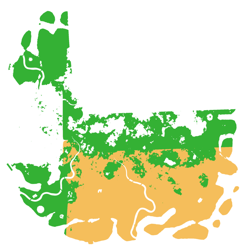 Biome Rust Map: Procedural Map, Size: 6000, Seed: 1830638098