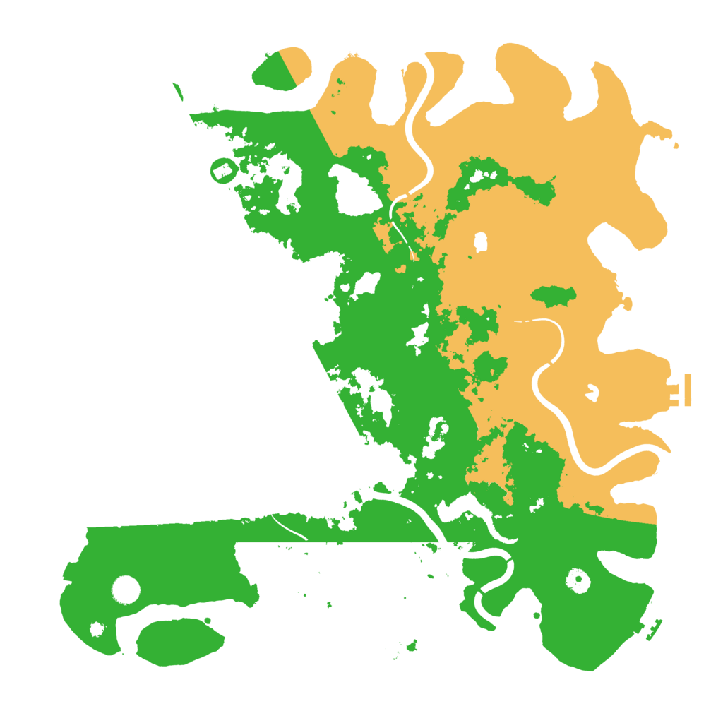 Biome Rust Map: Procedural Map, Size: 4500, Seed: 77762832