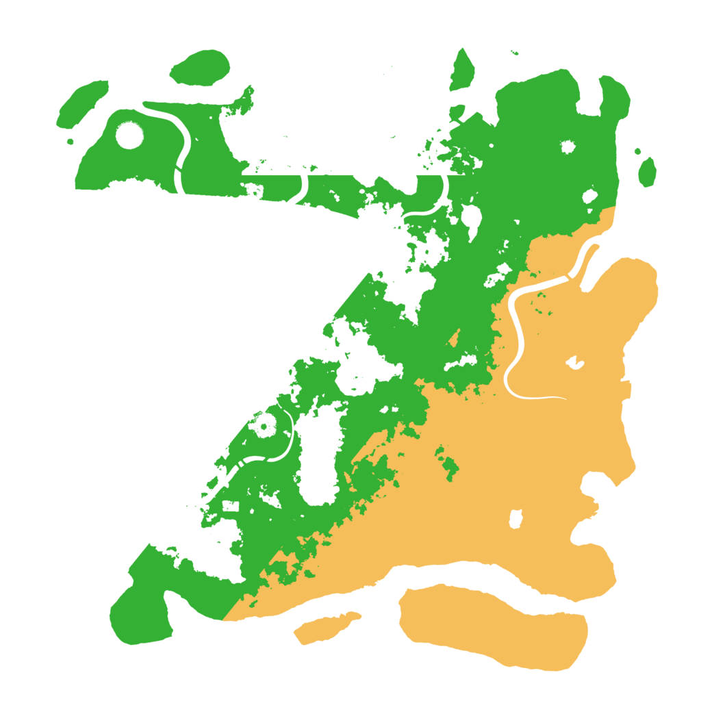 Biome Rust Map: Procedural Map, Size: 4500, Seed: 644260331