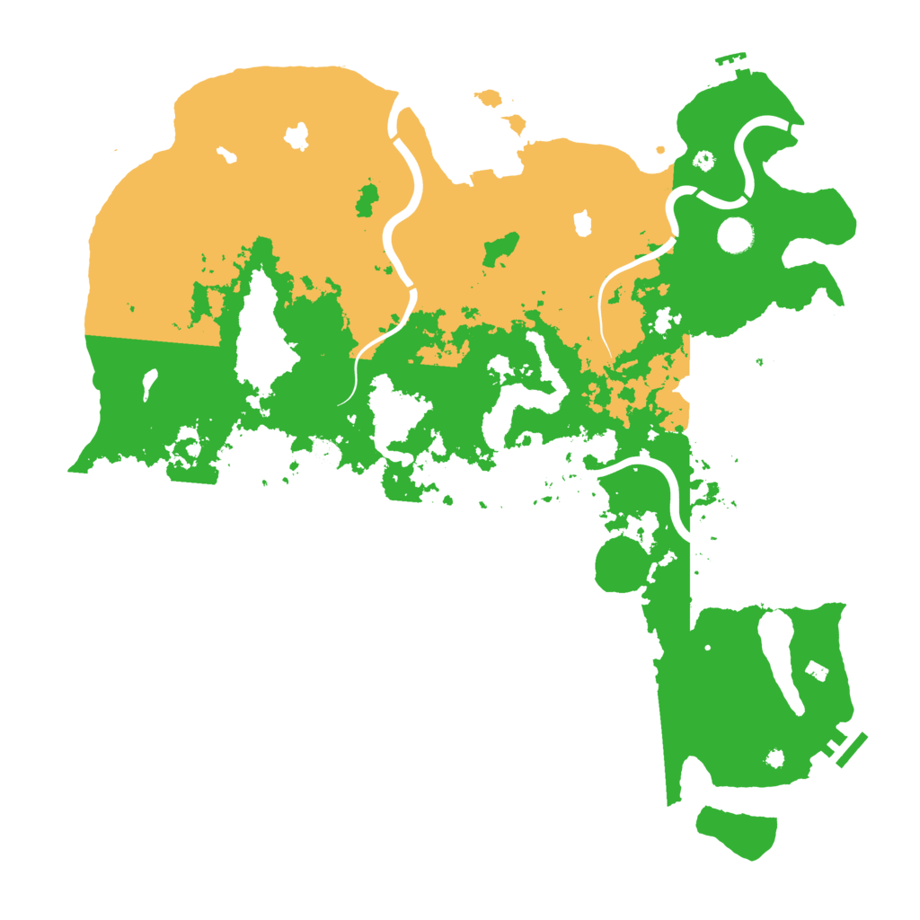 Biome Rust Map: Procedural Map, Size: 4500, Seed: 1327289488