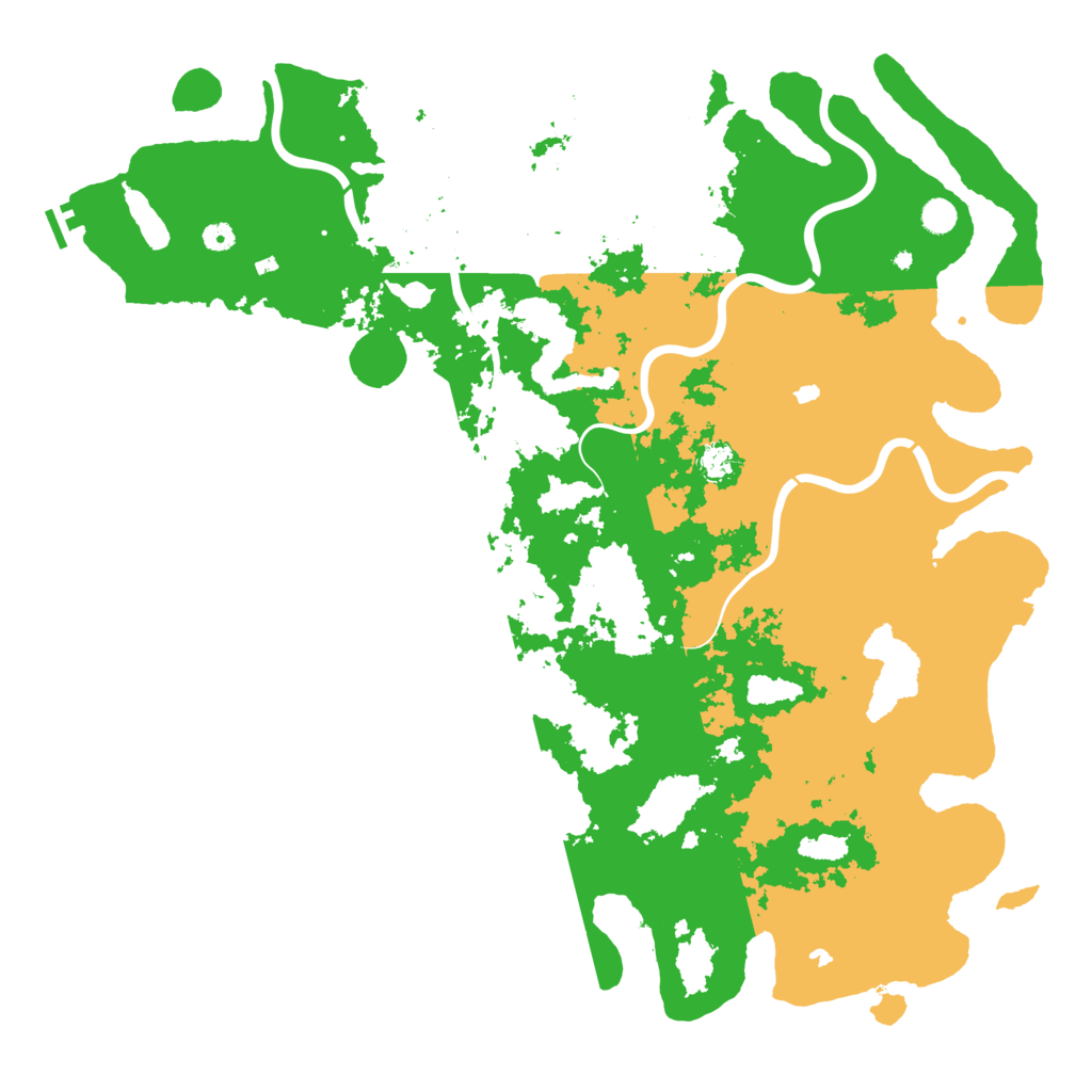 Biome Rust Map: Procedural Map, Size: 5400, Seed: 1264446489