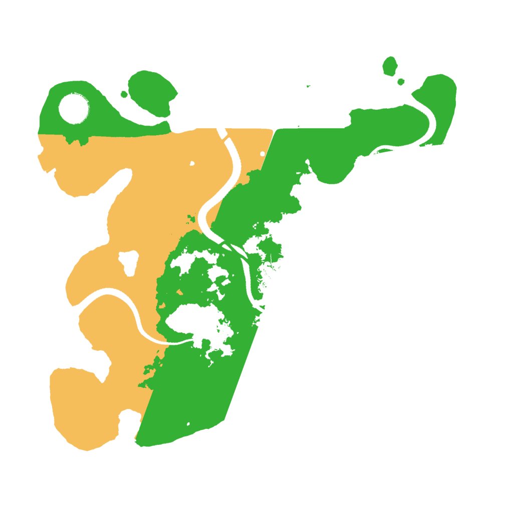 Biome Rust Map: Procedural Map, Size: 3000, Seed: 482130850