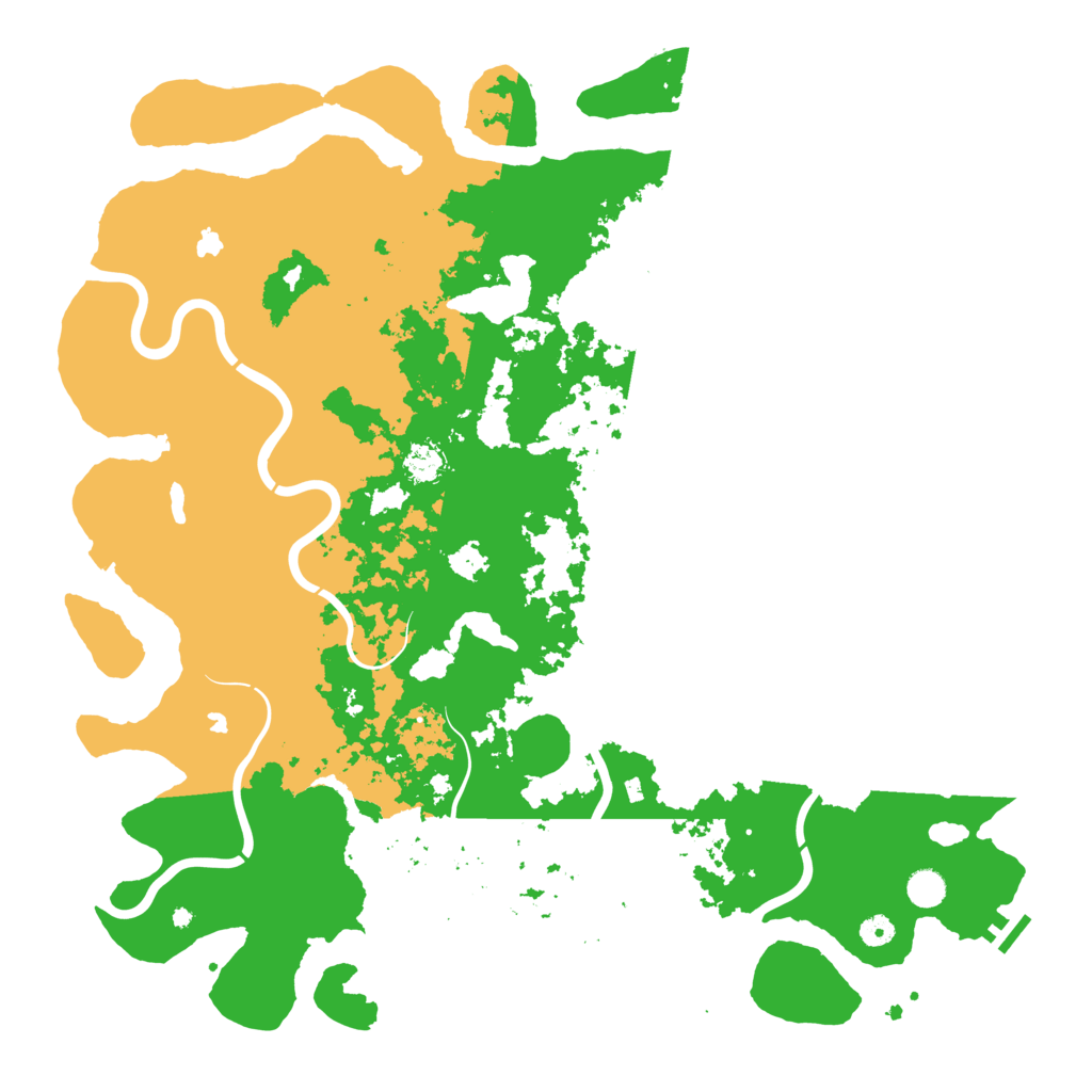 Biome Rust Map: Procedural Map, Size: 5000, Seed: 1006933873