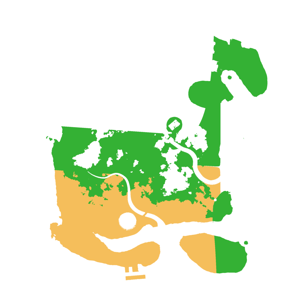 Biome Rust Map: Procedural Map, Size: 3000, Seed: 1561932743