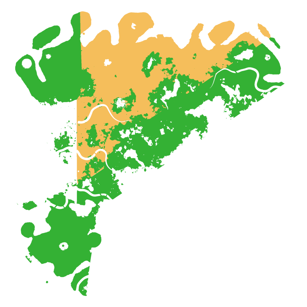 Biome Rust Map: Procedural Map, Size: 5500, Seed: 1962146747