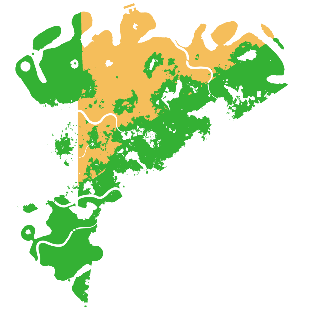 Biome Rust Map: Procedural Map, Size: 5500, Seed: 1962146747
