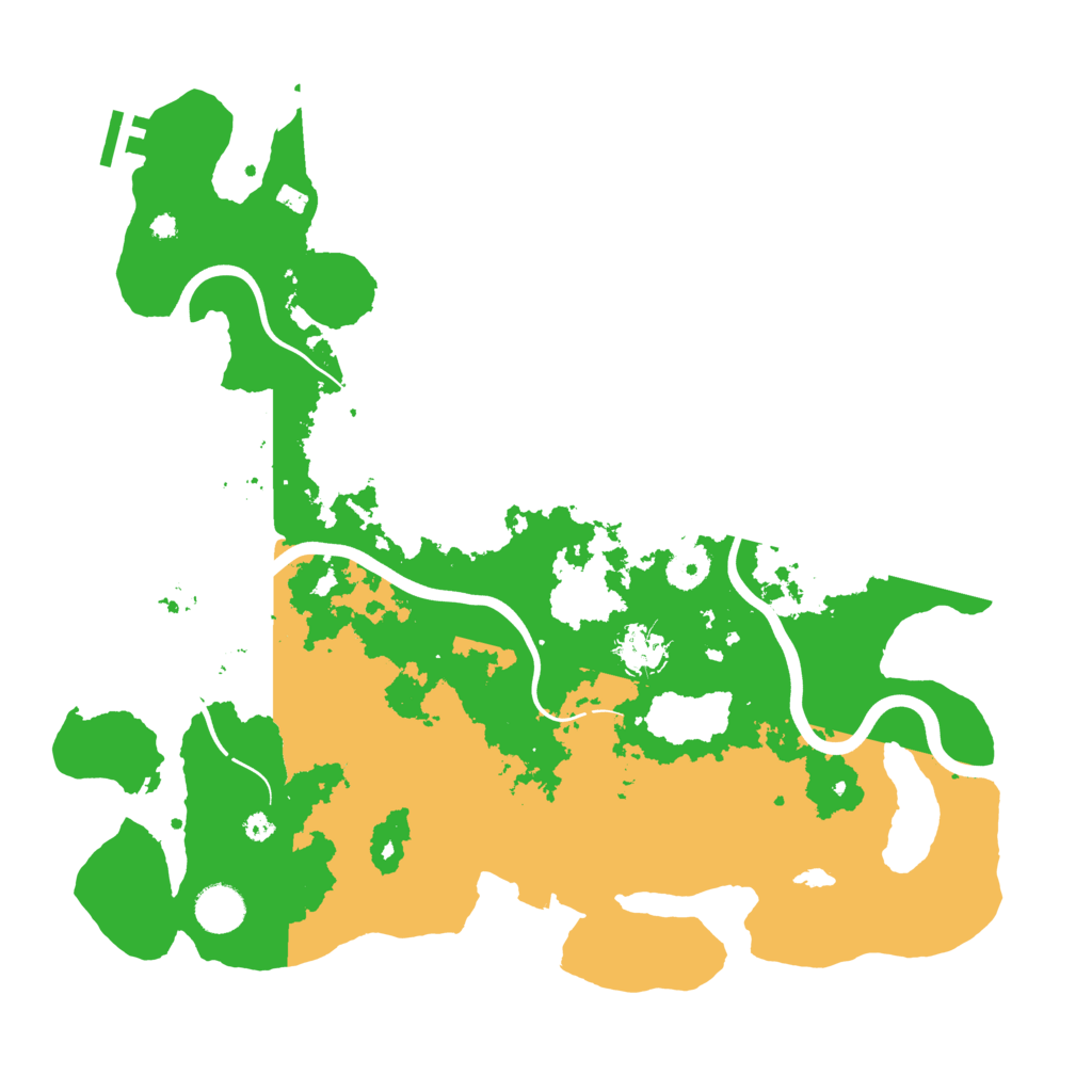 Biome Rust Map: Procedural Map, Size: 3900, Seed: 1201118432