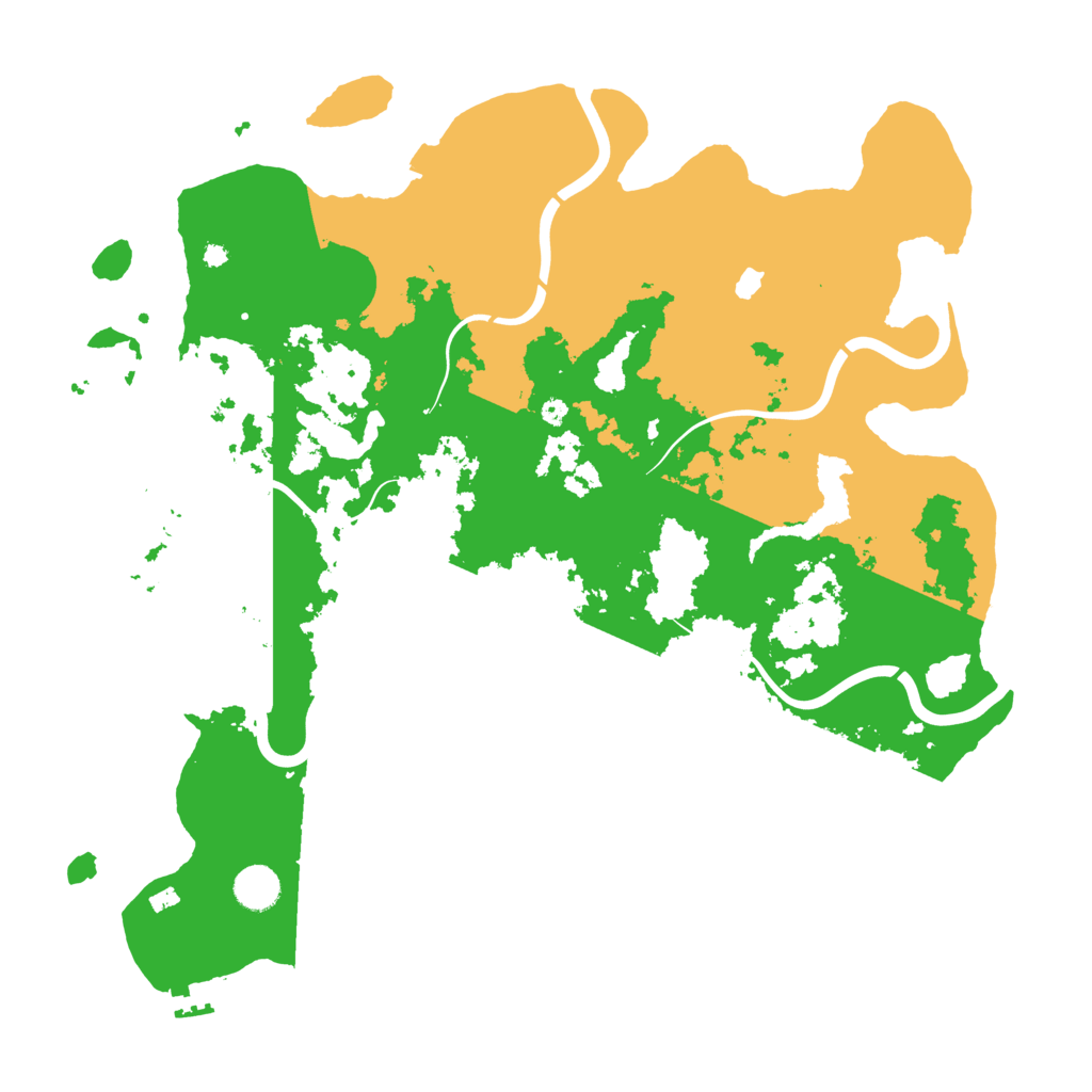 Biome Rust Map: Procedural Map, Size: 4200, Seed: 969696