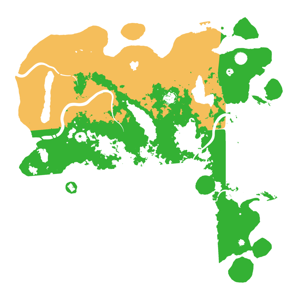 Biome Rust Map: Procedural Map, Size: 4250, Seed: 1203219921