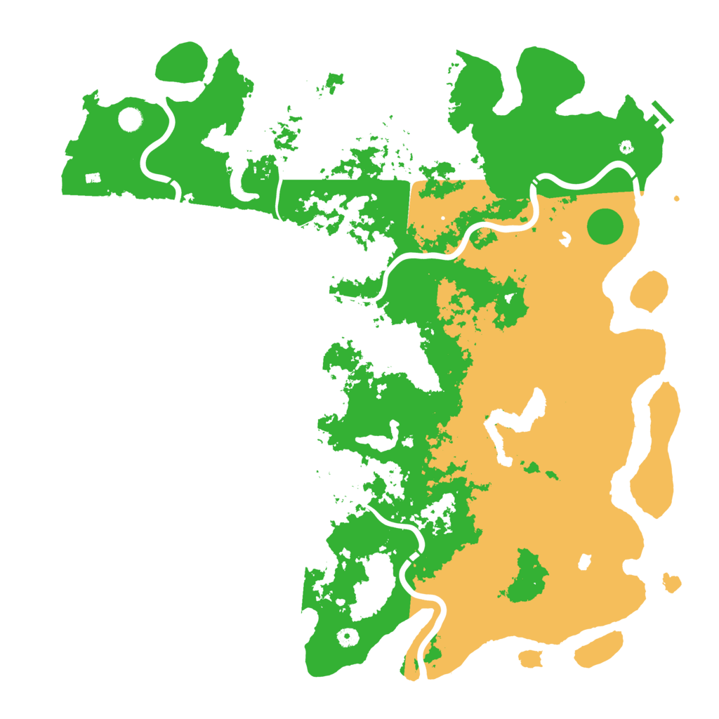 Biome Rust Map: Procedural Map, Size: 5250, Seed: 707471969