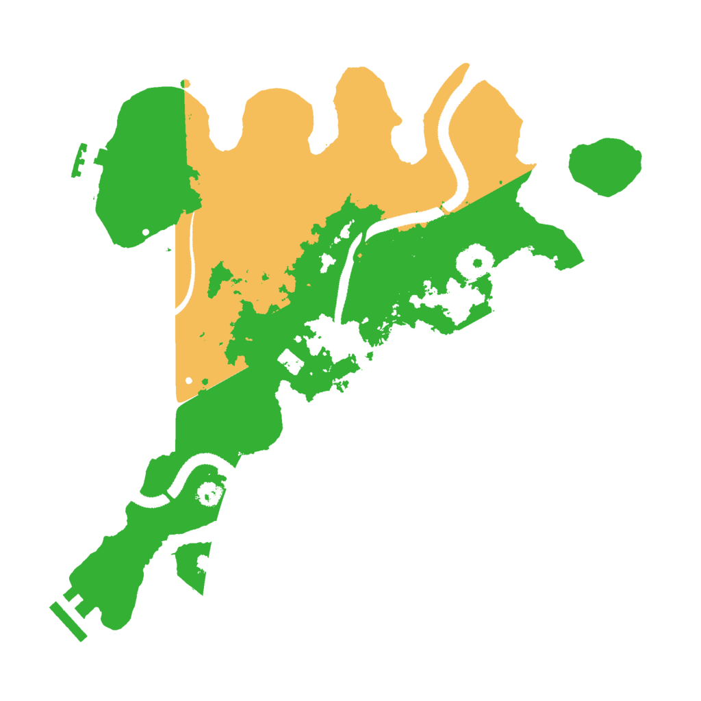 Biome Rust Map: Procedural Map, Size: 3000, Seed: 469358130