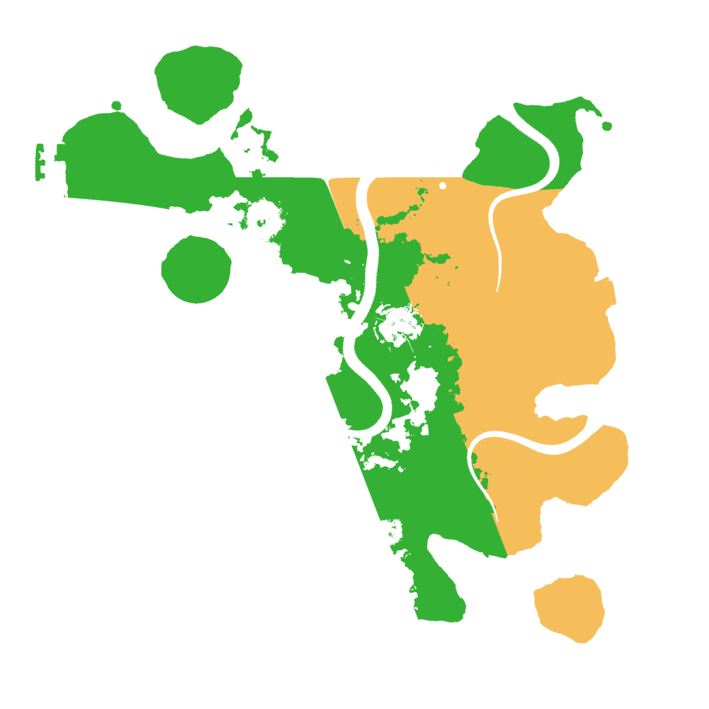 Biome Rust Map: Procedural Map, Size: 2900, Seed: 60000