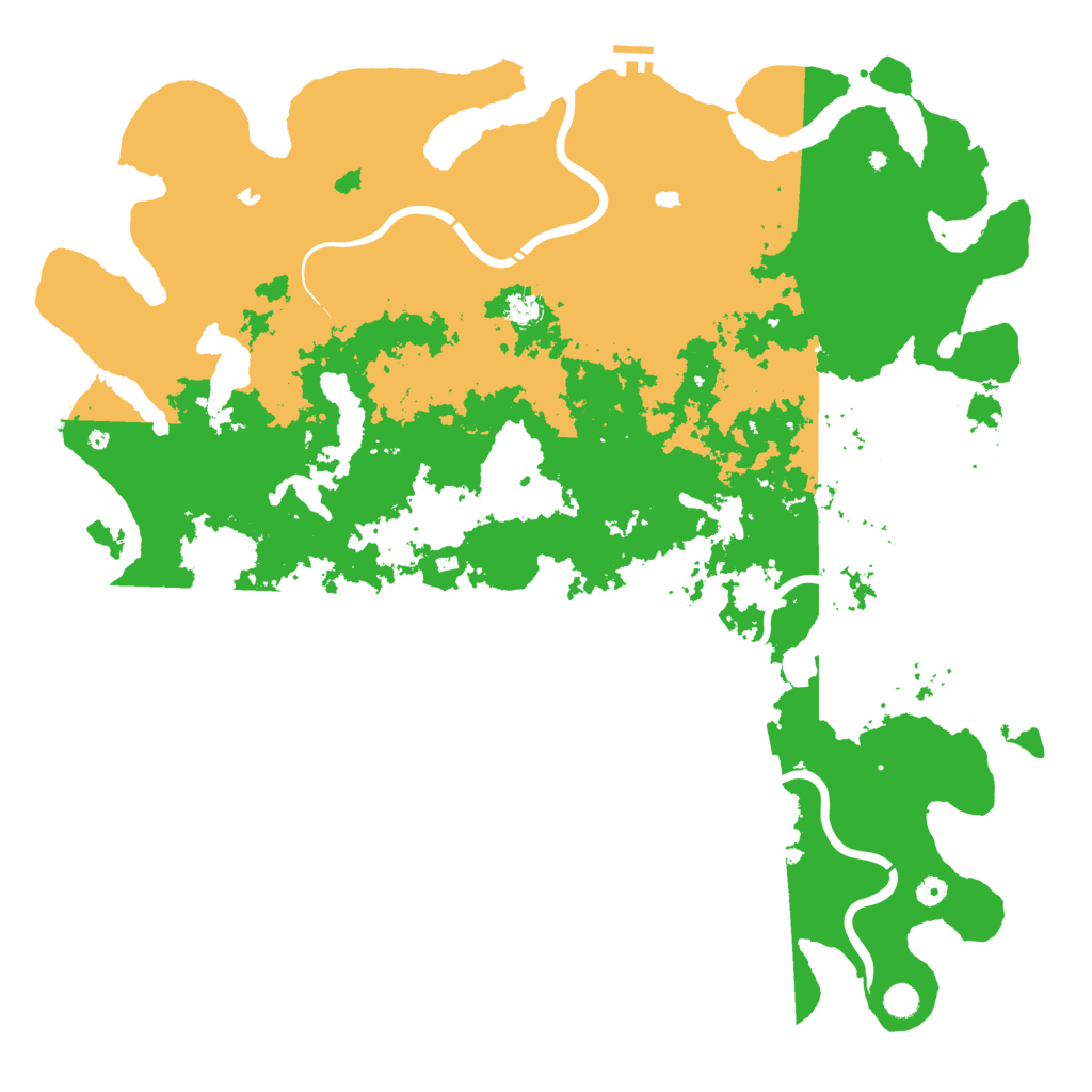 Biome Rust Map: Procedural Map, Size: 5500, Seed: 4321