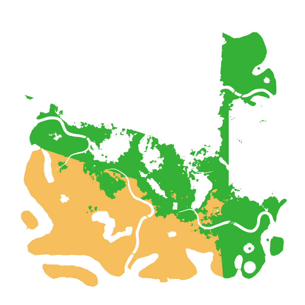 Biome Rust Map: Procedural Map, Size: 4500, Seed: 1662075226