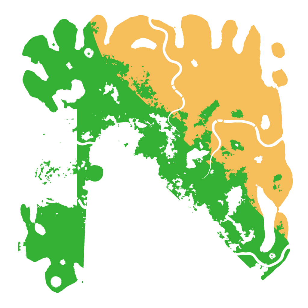 Biome Rust Map: Procedural Map, Size: 5000, Seed: 35845478