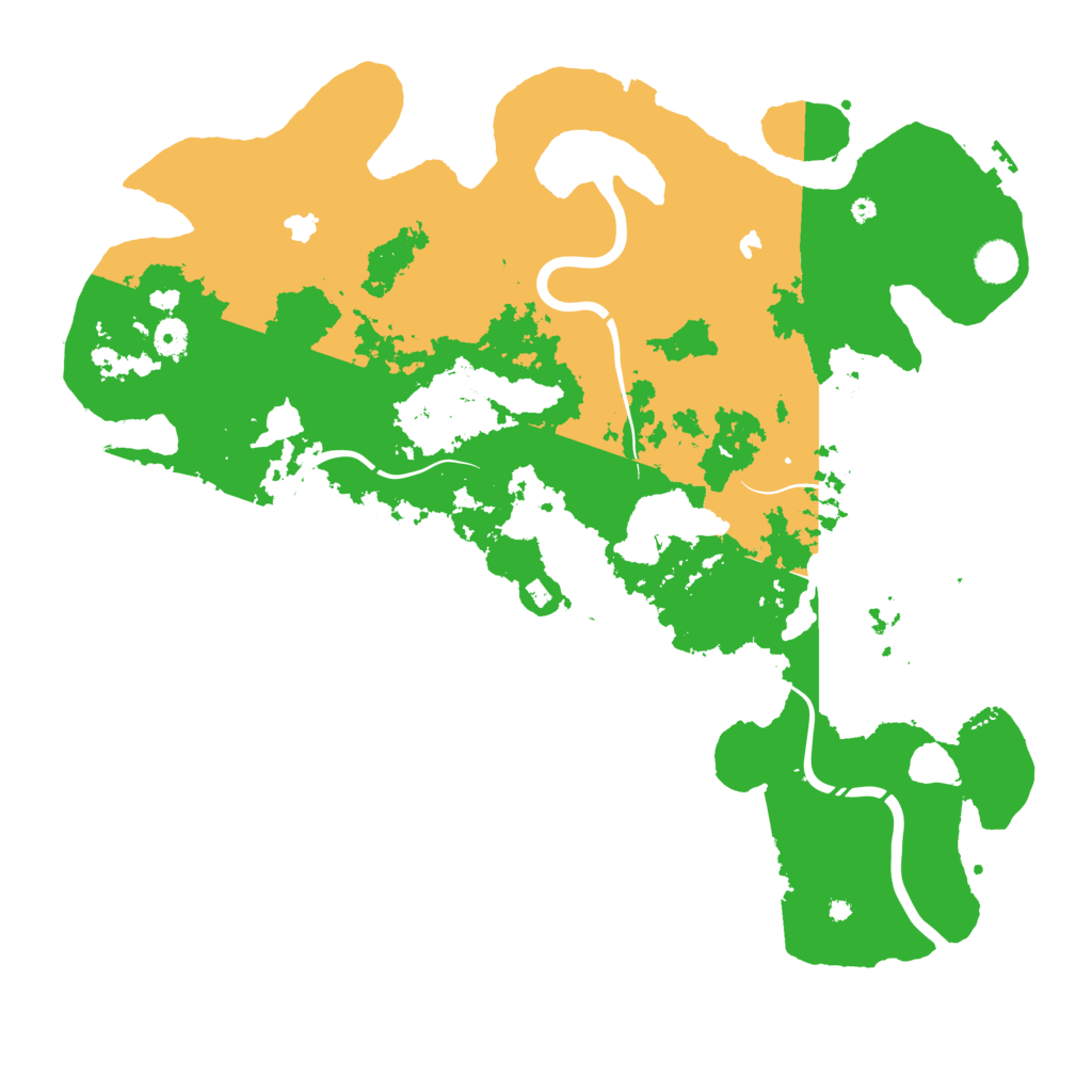 Biome Rust Map: Procedural Map, Size: 4500, Seed: 10657