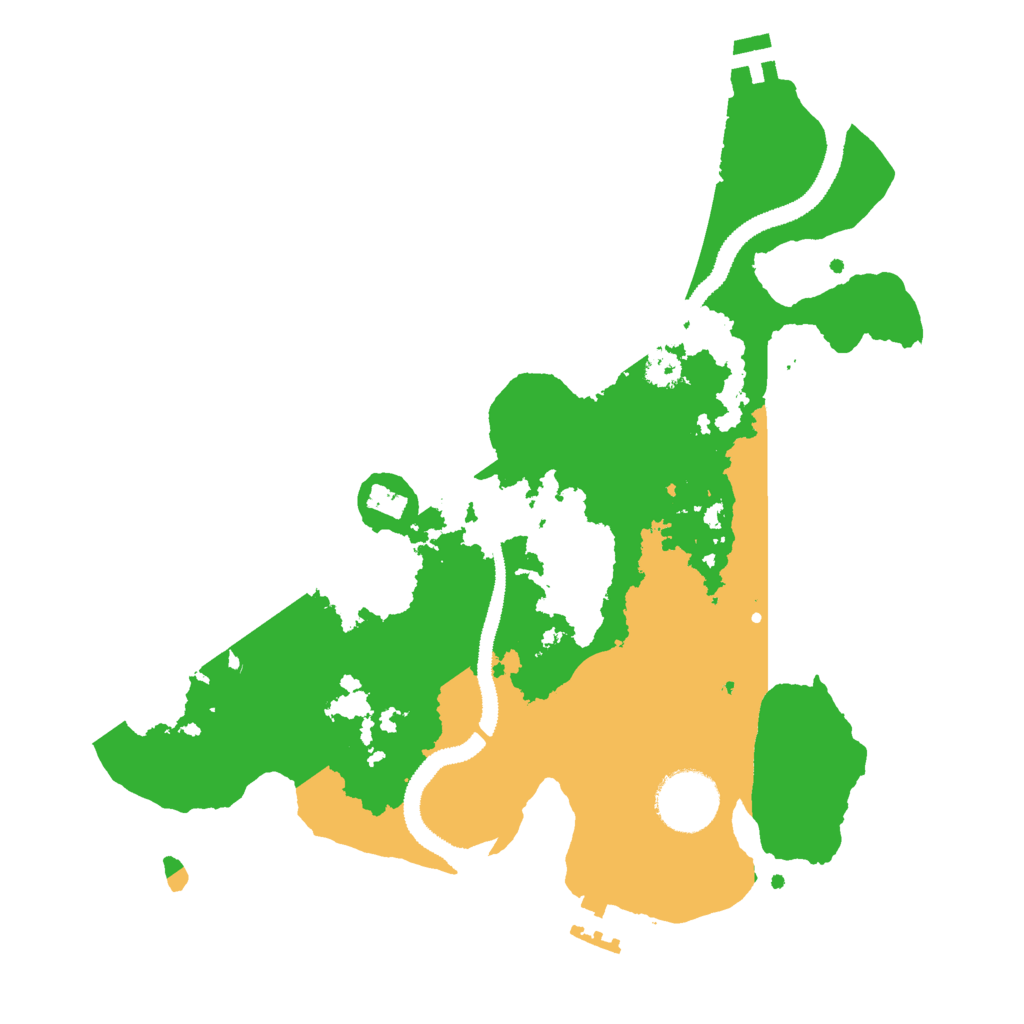 Biome Rust Map: Procedural Map, Size: 2900, Seed: 12310