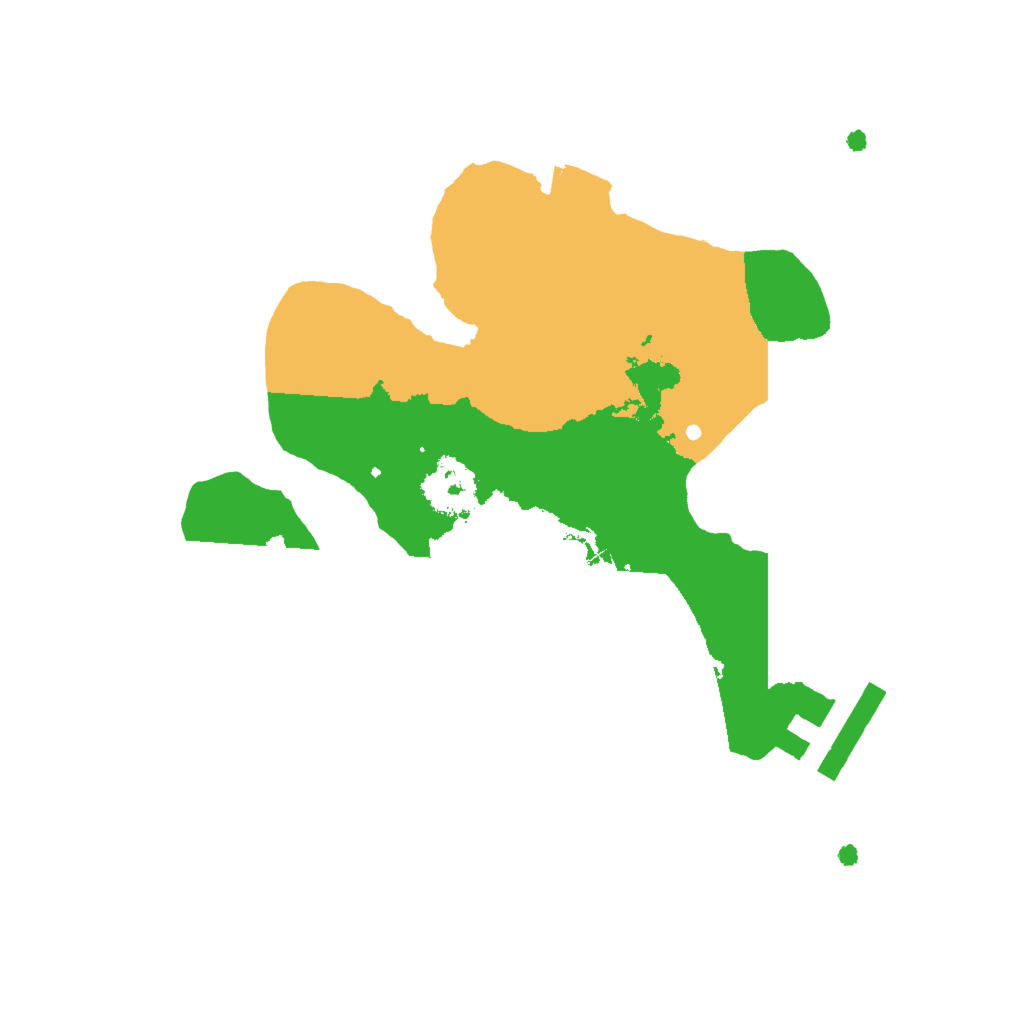 Biome Rust Map: Procedural Map, Size: 2000, Seed: 1231234