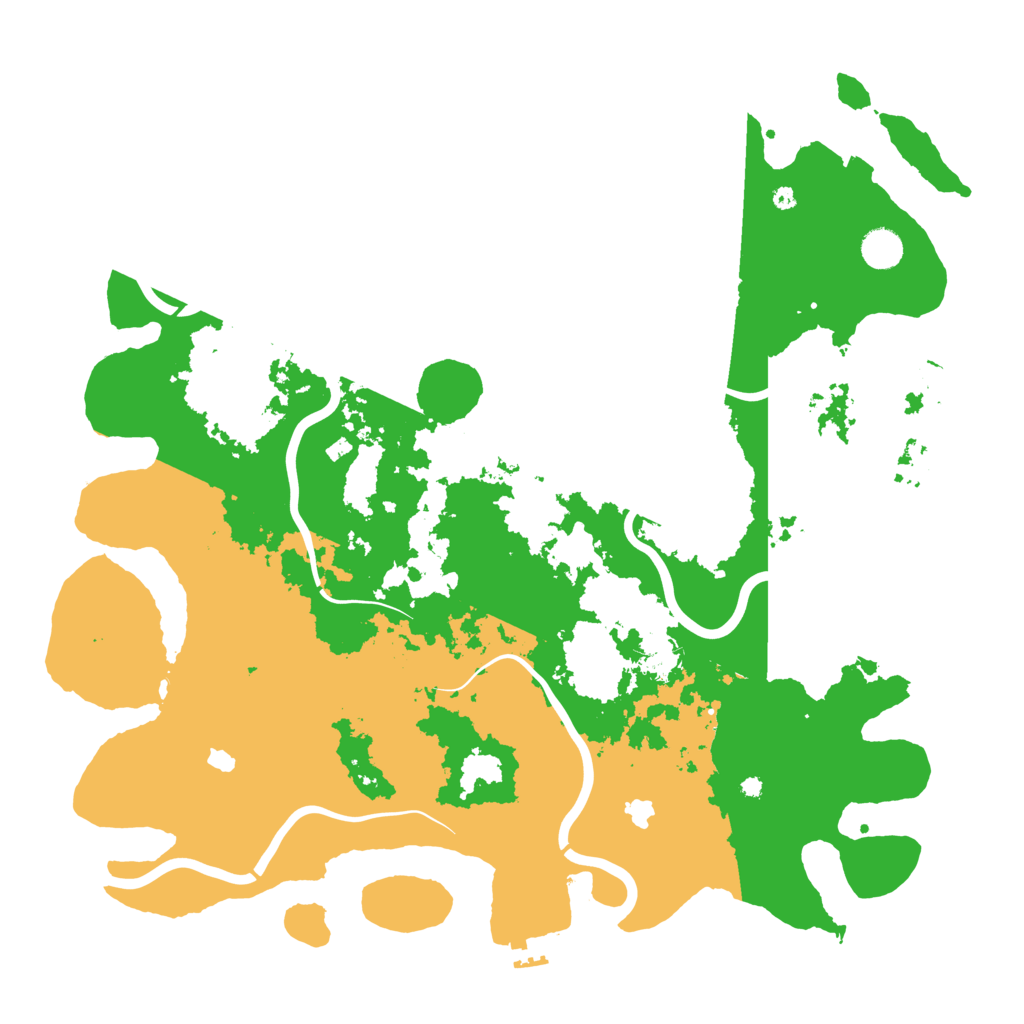 Biome Rust Map: Procedural Map, Size: 4500, Seed: 13903