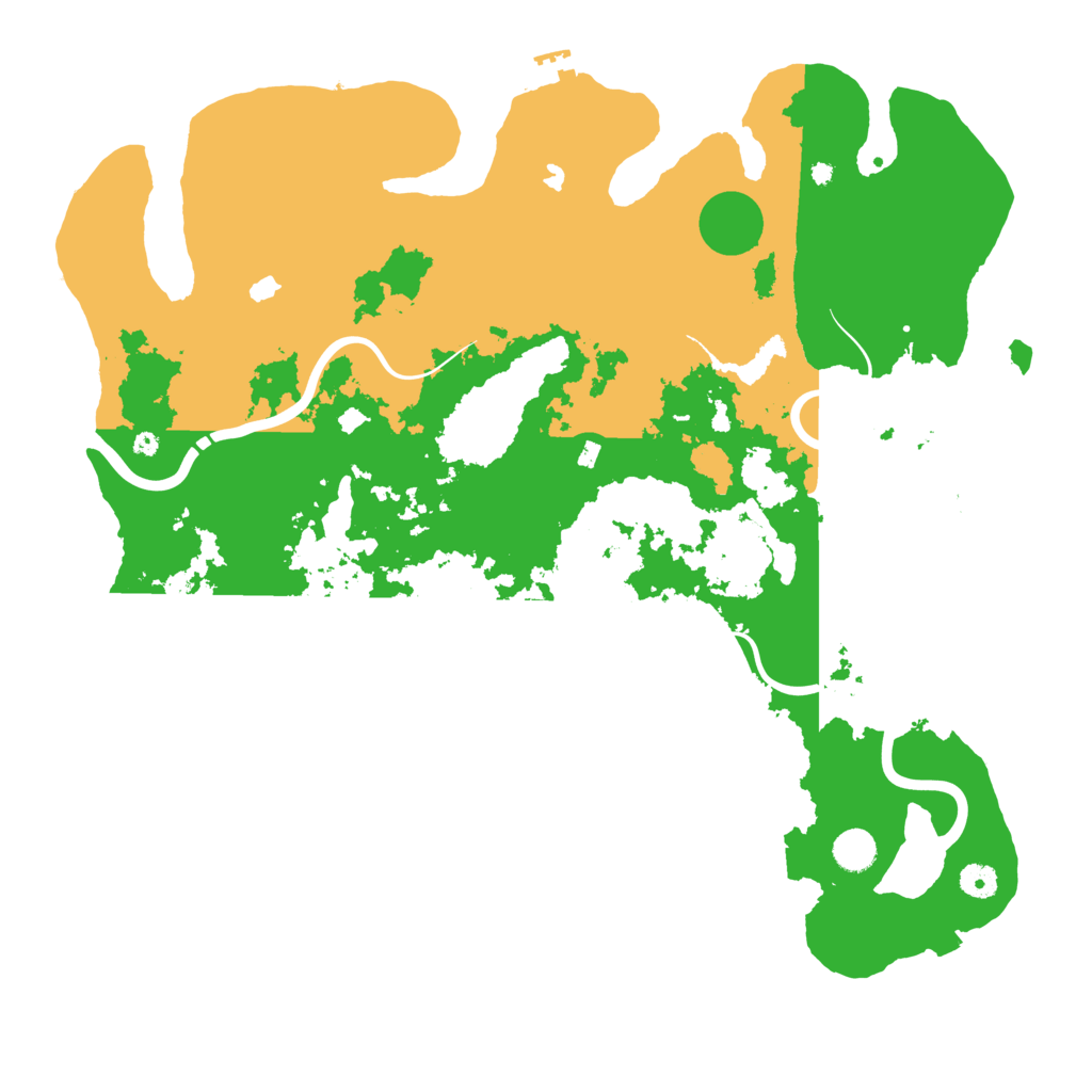 Biome Rust Map: Procedural Map, Size: 4500, Seed: 28711547