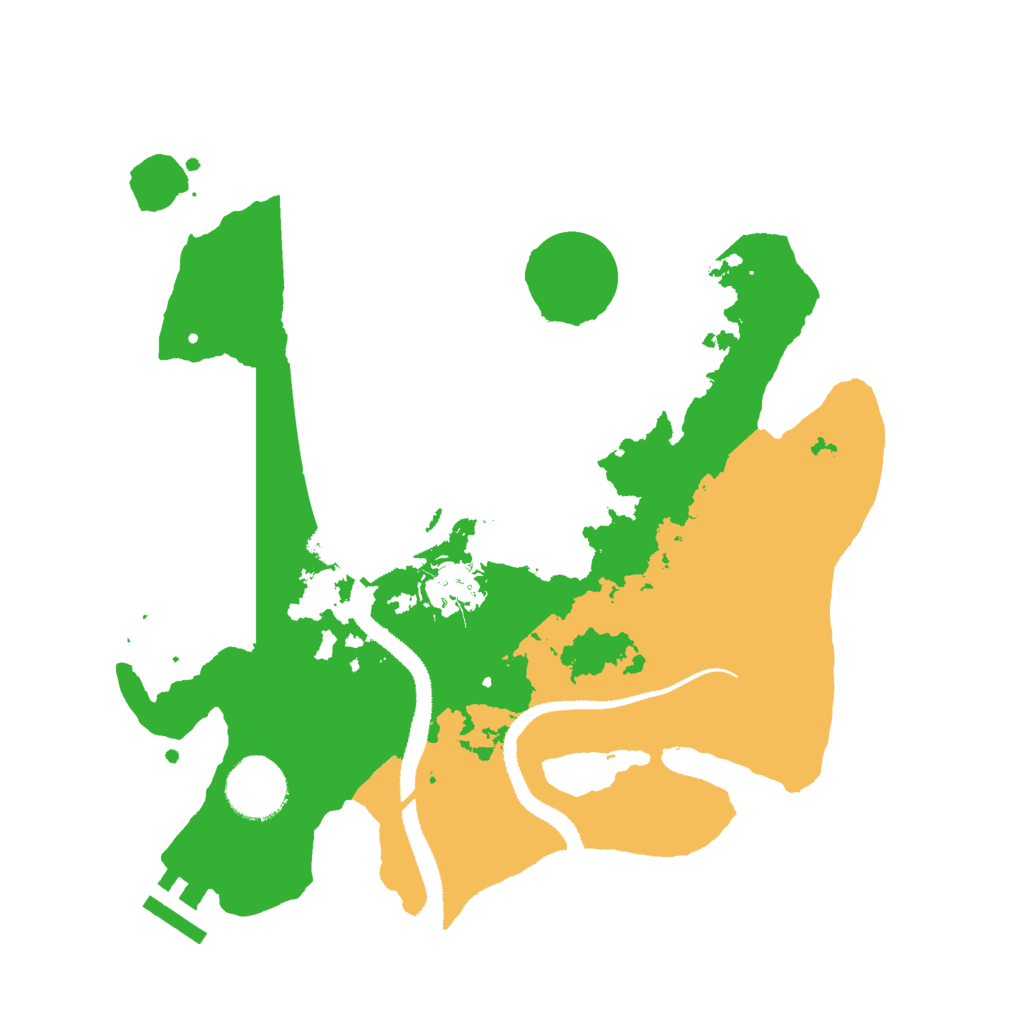 Biome Rust Map: Procedural Map, Size: 3000, Seed: 29008