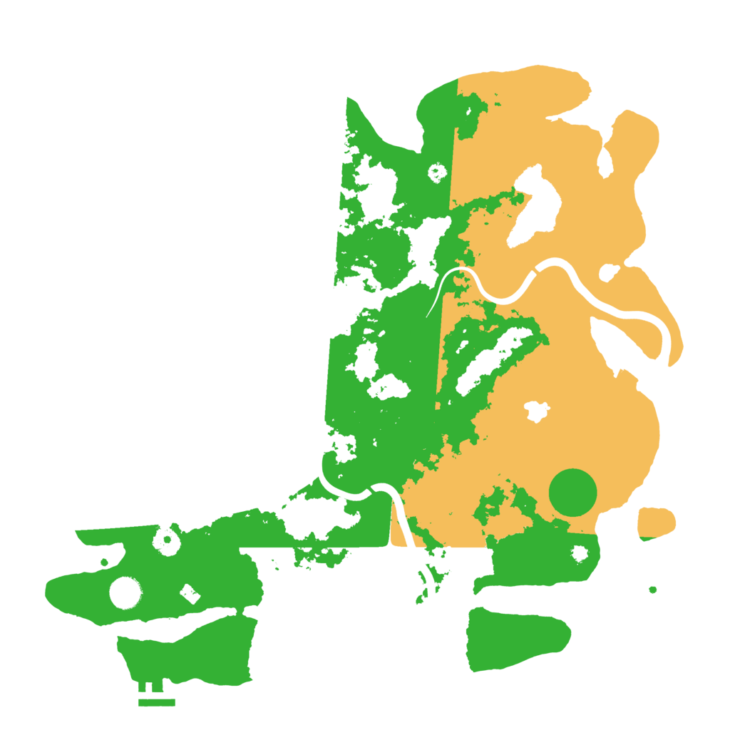 Biome Rust Map: Procedural Map, Size: 4000, Seed: 59307421