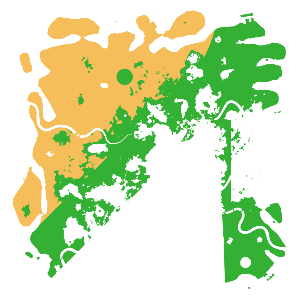 Biome Rust Map: Procedural Map, Size: 5000, Seed: 1930837030