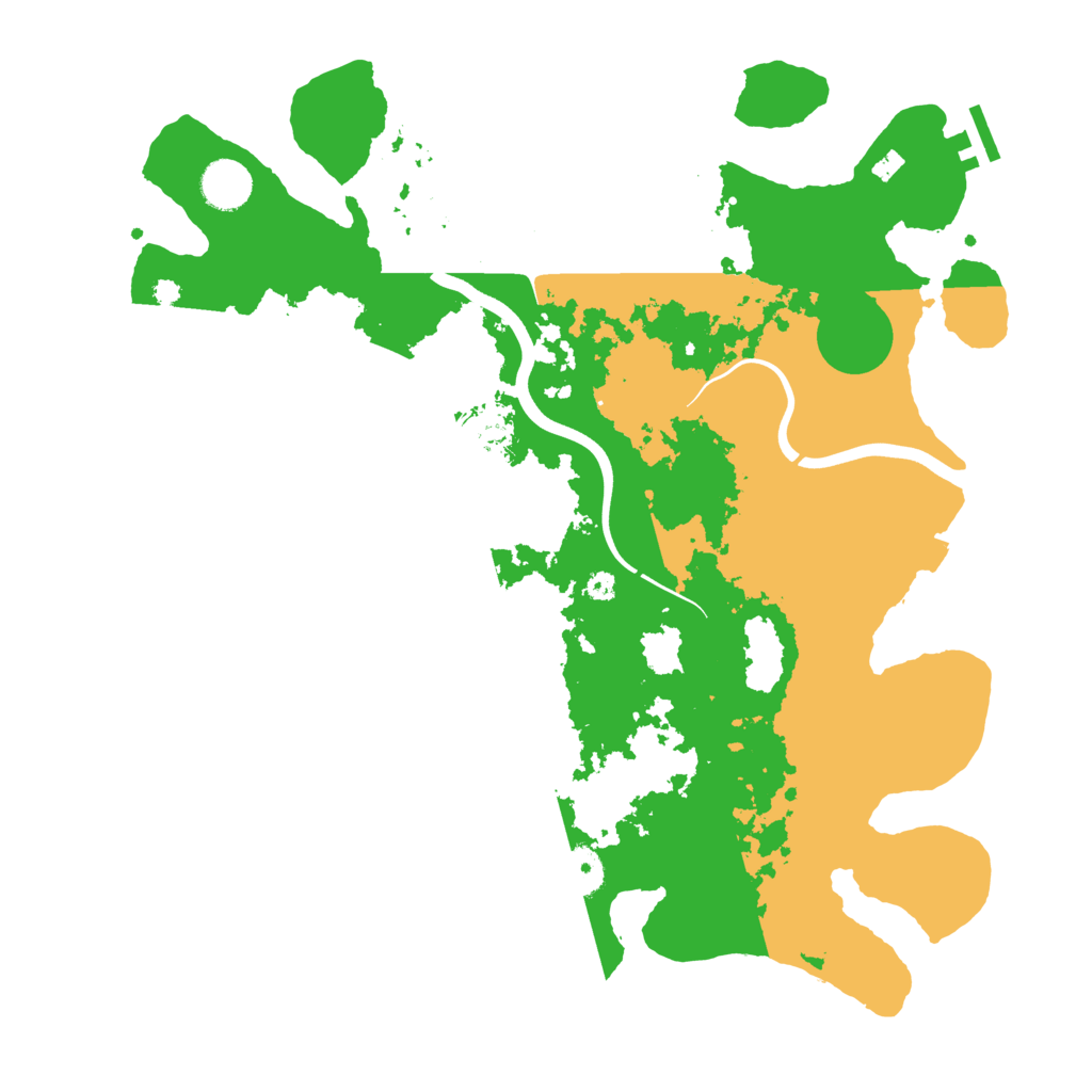 Biome Rust Map: Procedural Map, Size: 3800, Seed: 974932608