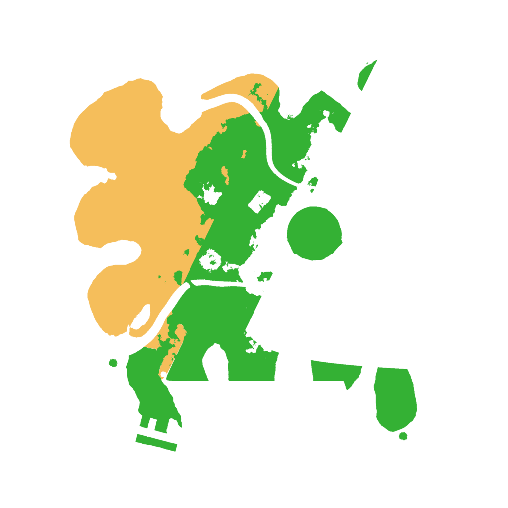 Biome Rust Map: Procedural Map, Size: 2500, Seed: 752537432