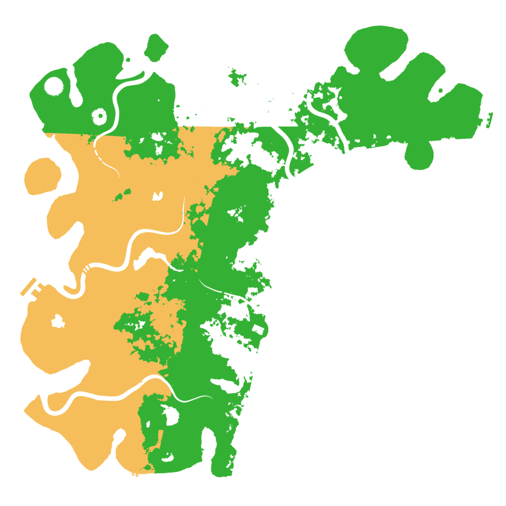 Biome Rust Map: Procedural Map, Size: 4750, Seed: 12145