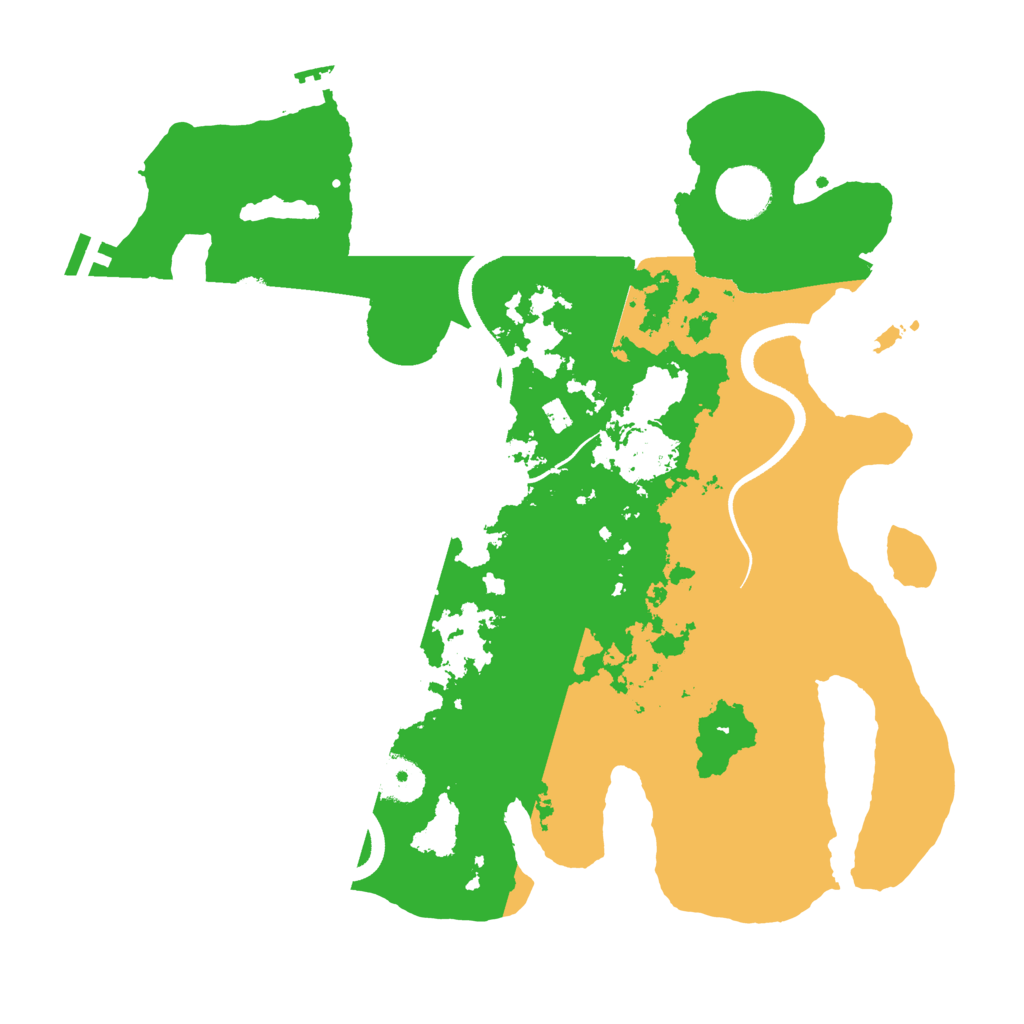 Biome Rust Map: Procedural Map, Size: 3500, Seed: 297871289