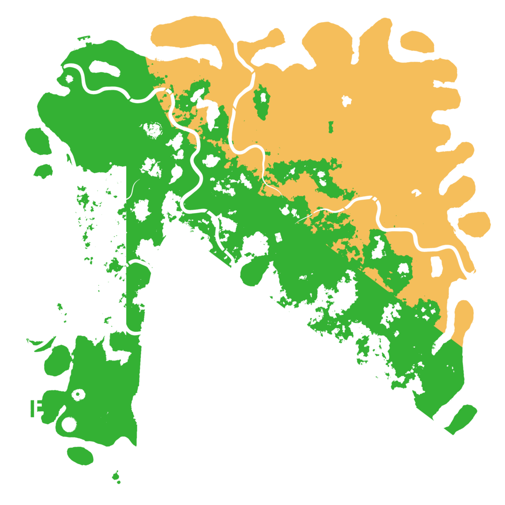 Biome Rust Map: Procedural Map, Size: 6000, Seed: 994928696