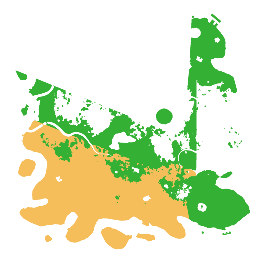 Biome Rust Map: Procedural Map, Size: 4500, Seed: 1881133495