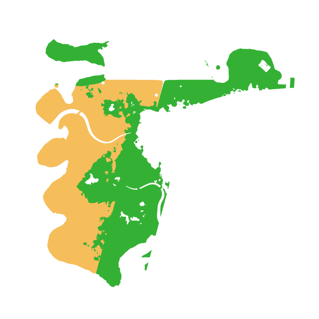 Biome Rust Map: Procedural Map, Size: 3000, Seed: 1641768101