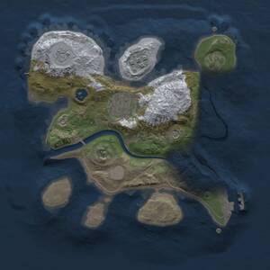 Thumbnail Rust Map: Procedural Map, Size: 2200, Seed: 290169900, 6 Monuments